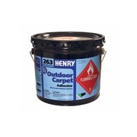 HENRY 263 WEATHER PRO 3.5G PAIL ALL WEATHER OUTDOOR CARPET ADHESIVE 12030 ** Sales prohibited in these states CT/DC/DE/MD/NJ/PA AND PARTS OF GA, NC, OH, VA & IN