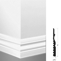 JOHN MW-194-K ANTIQUE WHITE 48' MILLWORK 4