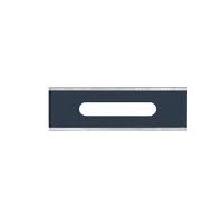 POWERHOLD PH-0023 100pk HD BLUE SLOTTED SQUARE BLADE