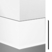 Johnsonite vinyl wall base White Sands 4' length CB 68 120  lineal ft/box 