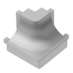 SCHLUTER E90/AHK1S/AE DILEX-AHK OUT CORNER 90 SATIN ANODIZED ALUMINUM