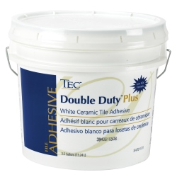 TEC 123 GALLON DOUBLE DUTY PLUS PREMIUM CERAMIC TILE ADHESIVE TYPES I & II