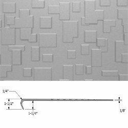 JOHN CUT-29 4.5' RD MOON ROCK CUBIS RUBBER TREAD w/o RISER