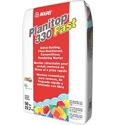 MAPEI PLANITOP 330 FAST 50# BAG QUICK SETTING FIBER REINFORCED CEMENTITIOUS RENDERING MORTAR