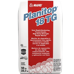 MAPEI PLANITOP 18TG 50# BAG FAST SETTING ONE COMPONENT TROWEL GRADE REPAIR MORTAR