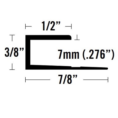 POWERHOLD 907-EN 12' ETCHED NICKEL 3/8