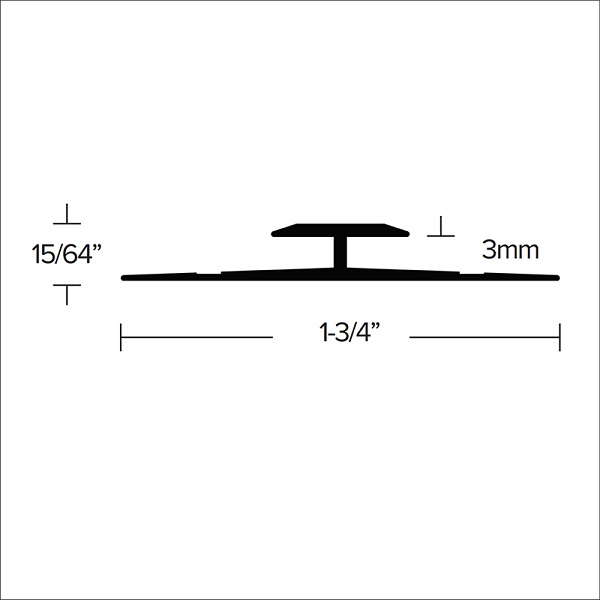 POWERHOLD 103-EN 12' ETCHED NICKEL 1/8