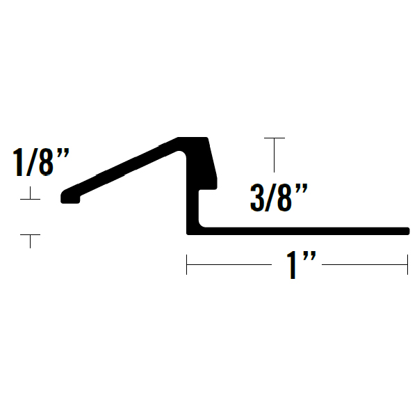 POWERHOLD 38-EA 8.2' ETCHED ALUMINUM 3/8