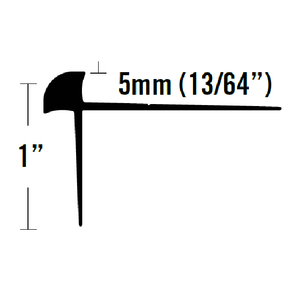 POWERHOLD 341-EA 12' ETCHED ALUMINUM 13/64