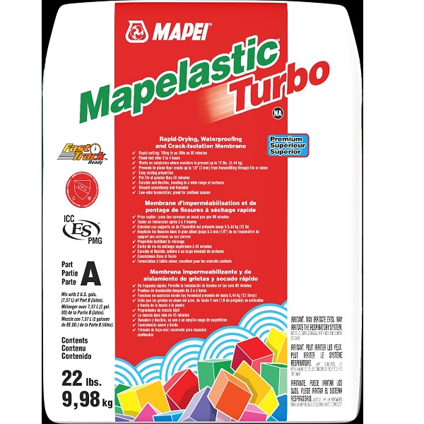 MAPEI MAPELASTIC TURBO NA 22# BAG WATERPROOFING & CRACK ISOLATION MEMBRANE PART A