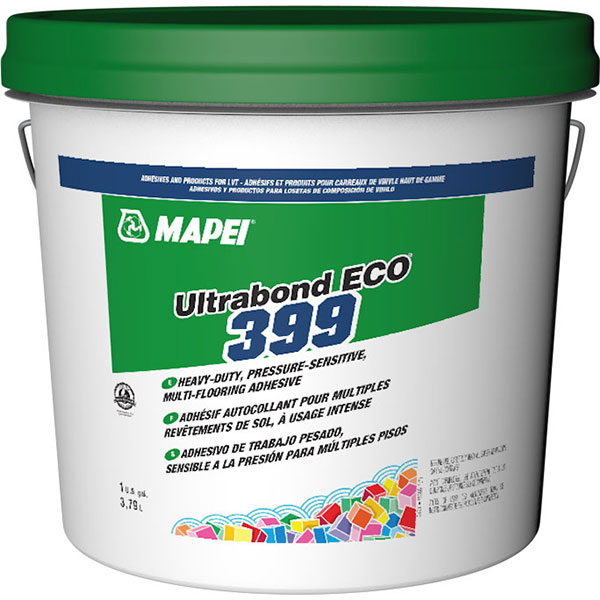 MAPEI ECO-399 GALLON HEAVY DUTY PRESSURE SENSITIVE MULTI-FLOORING ADHESIVE