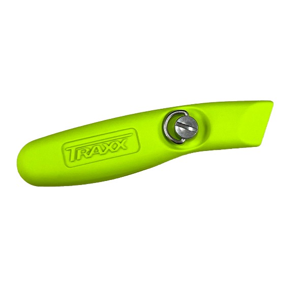 TRAXX TTX-6711-G SAFETY GREEN NON-SLIP UTILITY BLADE KNIFE