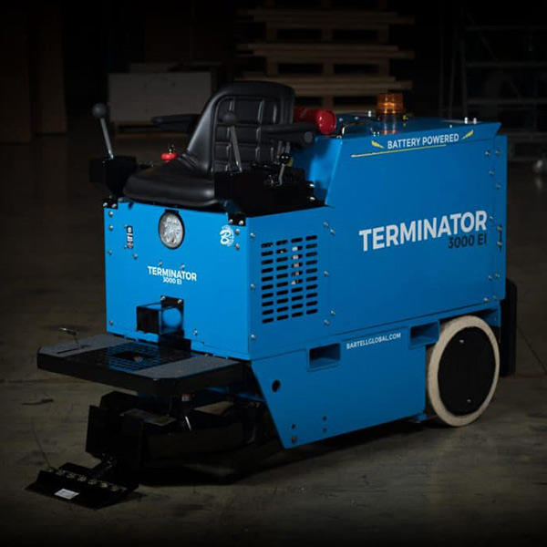 BARTELL TERMINATOR T3000EI RIDE ON FLOOR SCRAPER AGM BATTERY 10hp ** FOB MILL **