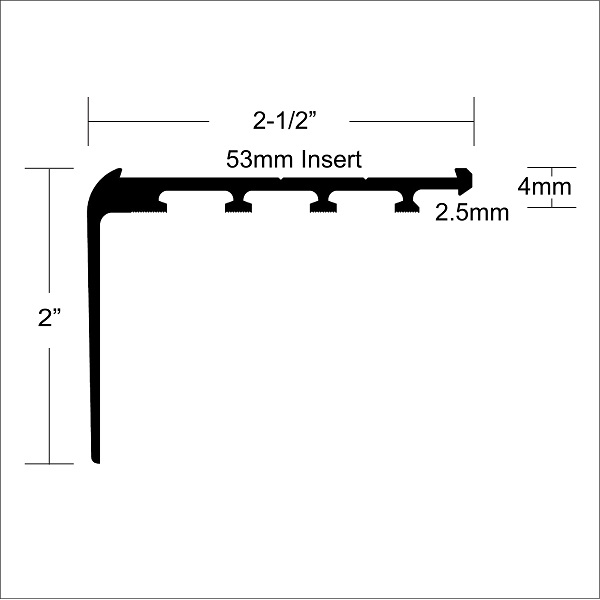 FUTURA AA123EA 12' ETCHED ALUMINUM 2-1/2