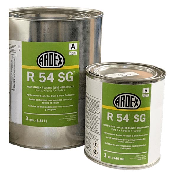 ARDEX R-54 SG 2 PART GALLON KIT SEALER FOR STAIN & WEAR PROTECTION HIGH GLOSS TOP COAT 41775