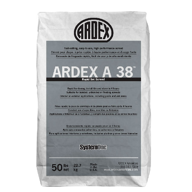 ARDEX A-38 50# RAPID SET SCREED 20231